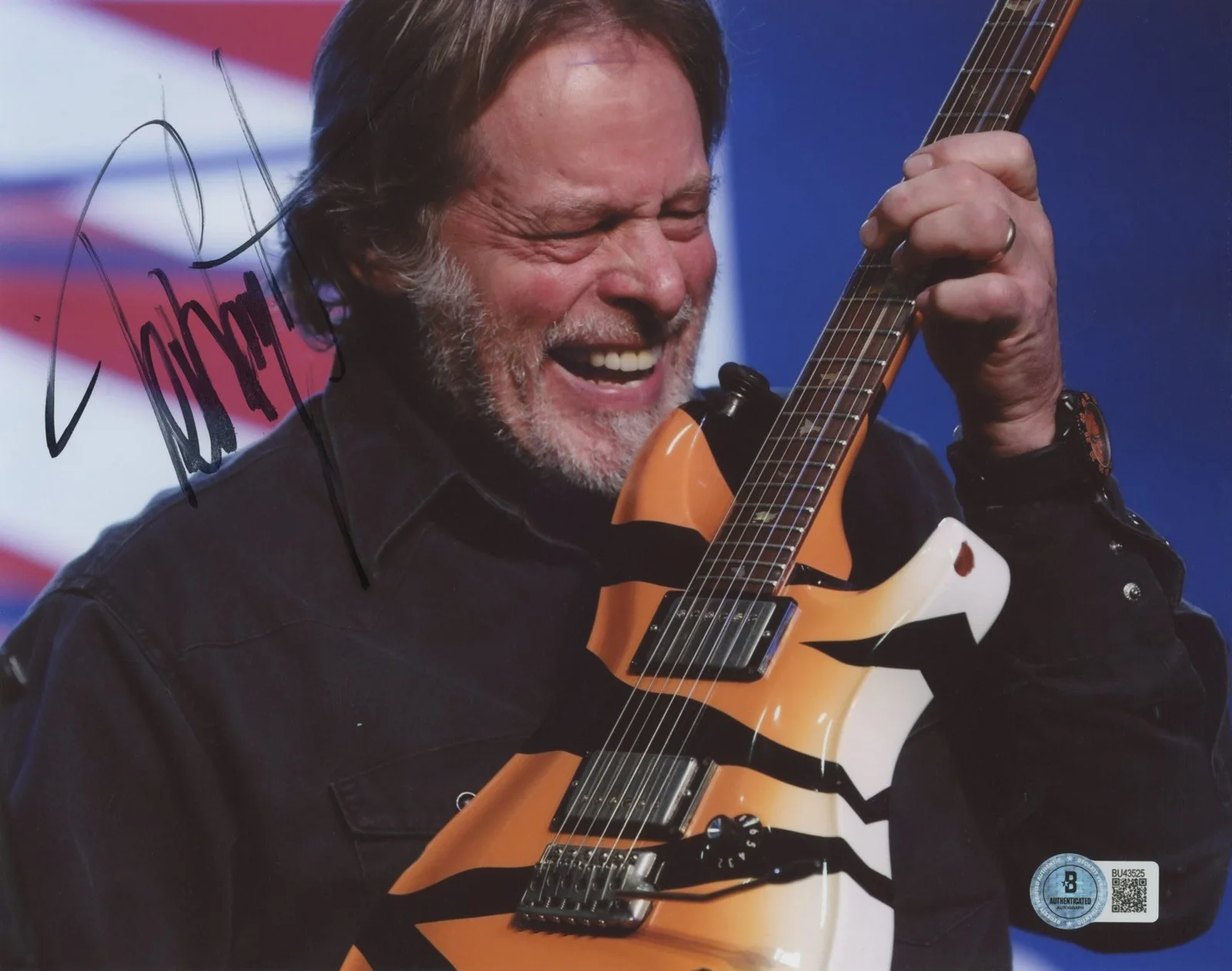 Ted Nugent — Ted Nugent Damn Yankees Authentic Signed 8x10 Vertical Photo BAS #BU43525
