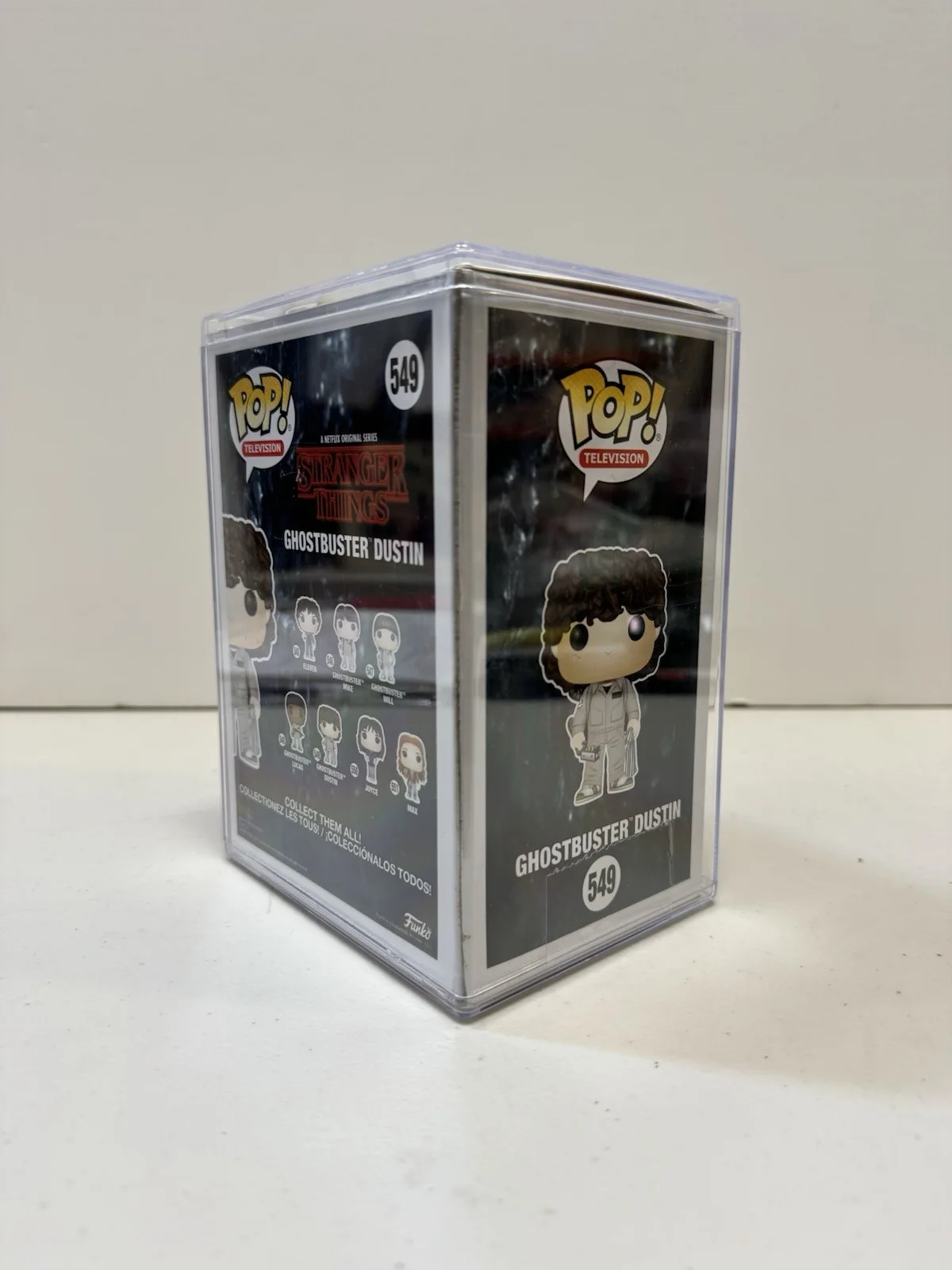 Gaten Matarazzo — Funko Pop Stranger Things Ghostbusters Dustin 549 Signed By Gaten Matarazzo JSA, image 3
