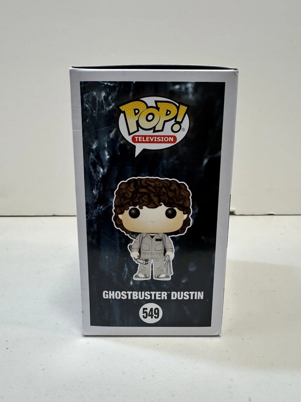 Gaten Matarazzo — Funko Pop Stranger Things Ghostbusters Dustin 549 Signed By Gaten Matarazzo JSA, image 5