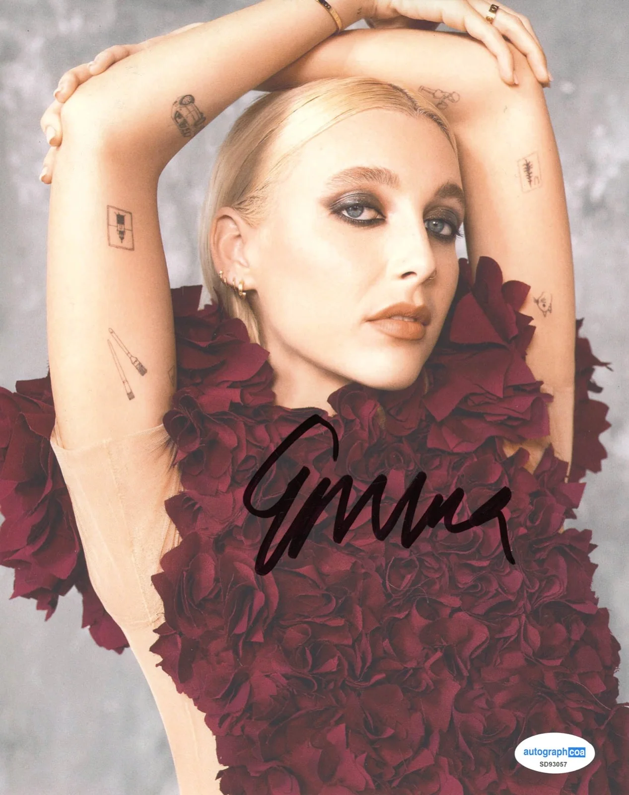Emma Chamberlain — Emma Chamberlain signed 8x10 Photo EXACT PROOF Forbidden Fruits SEXY f ACOA COA, изображение 4