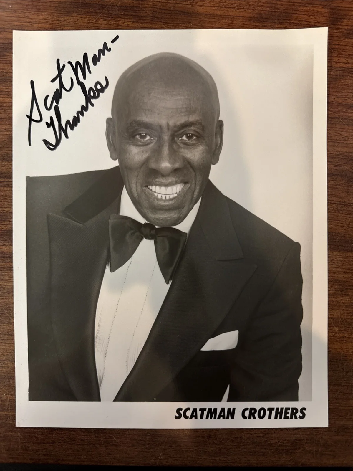 Scatman Crothers — Ben Scatman Crothers Autographed 8X10 Promotional Photograph