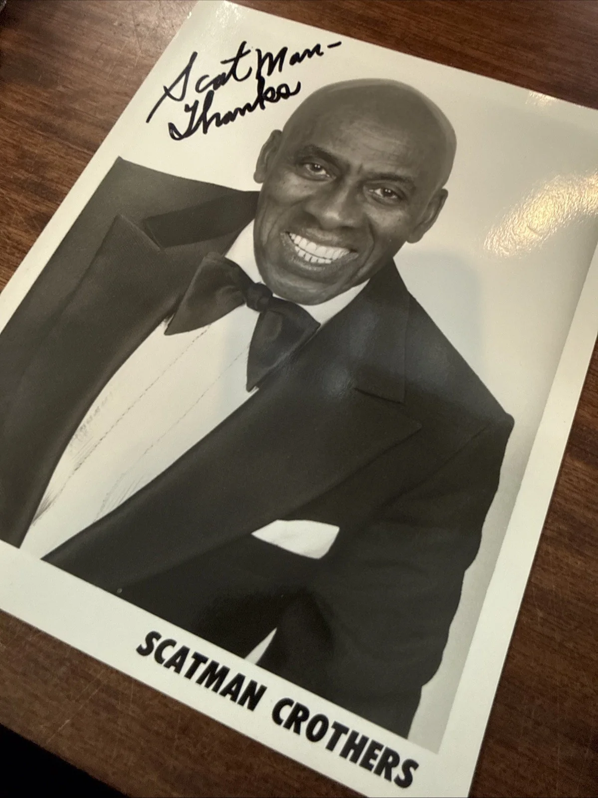 Scatman Crothers — Ben Scatman Crothers Autographed 8X10 Promotional Photograph, изображение 3