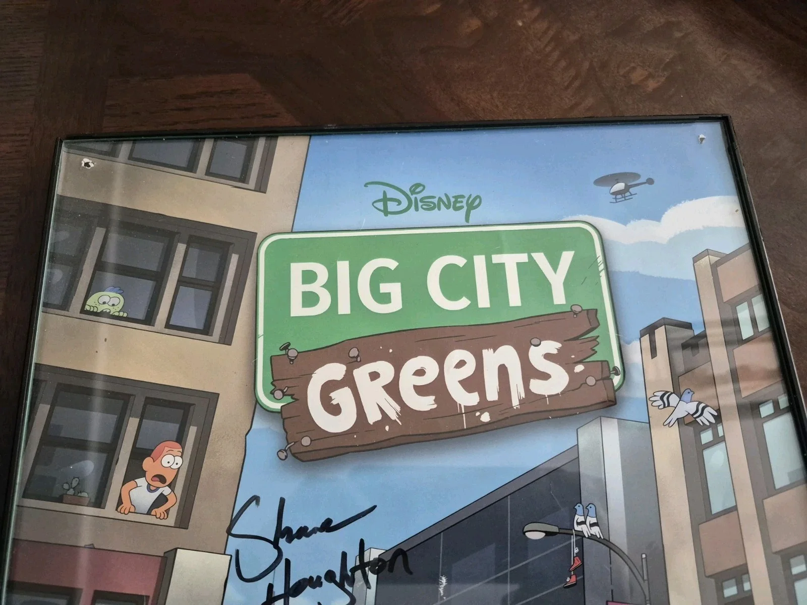 Shane, Chris Houghton — Big City Greens Poster with Shane & Chris Houghton Signatures, image 2
