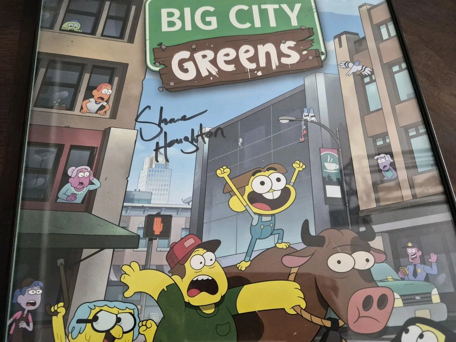 Shane, Chris Houghton — Big City Greens Poster with Shane & Chris Houghton Signatures, image 3