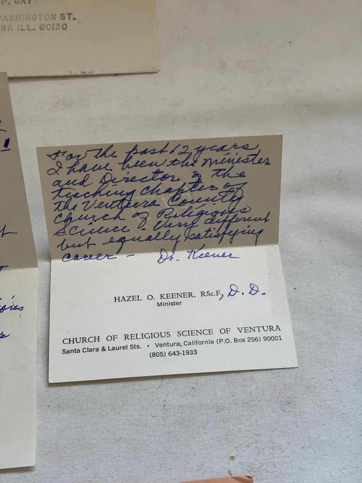 Actress HAZEL KEENER “The Freshman”, Etc. SIGNED Letter/Birthday Greeting., изображение 3
