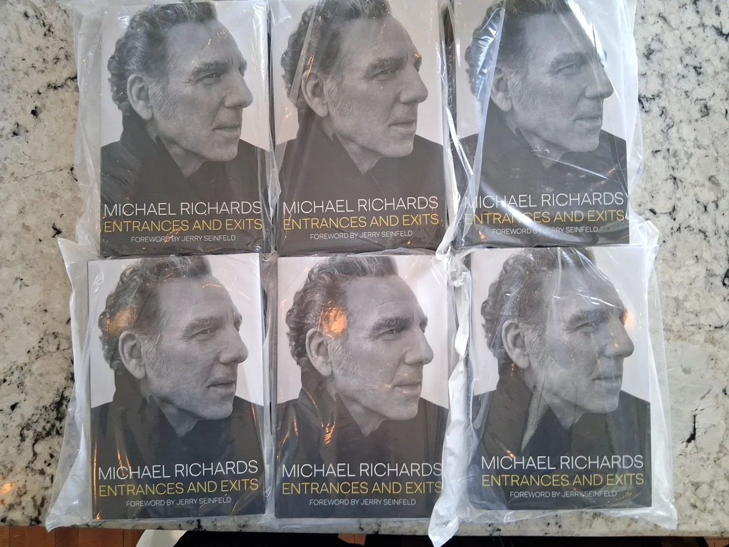 Michael Richards — Michael Richards Entrances and Exits Book Foreword-"Jerry Seinfeld" Sold-"Lot"