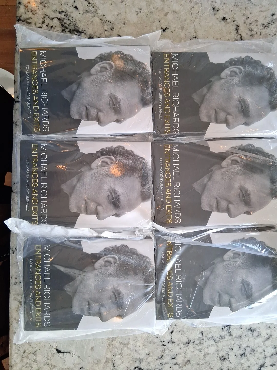 Michael Richards — Michael Richards Entrances and Exits Book Foreword-"Jerry Seinfeld" Sold-"Lot", image 2