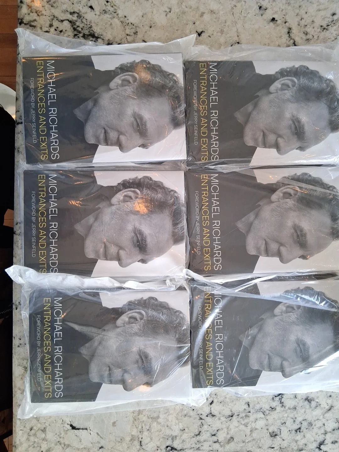 Michael Richards — Michael Richards Entrances and Exits Book Foreword-"Jerry Seinfeld" Sold-"Lot", image 3