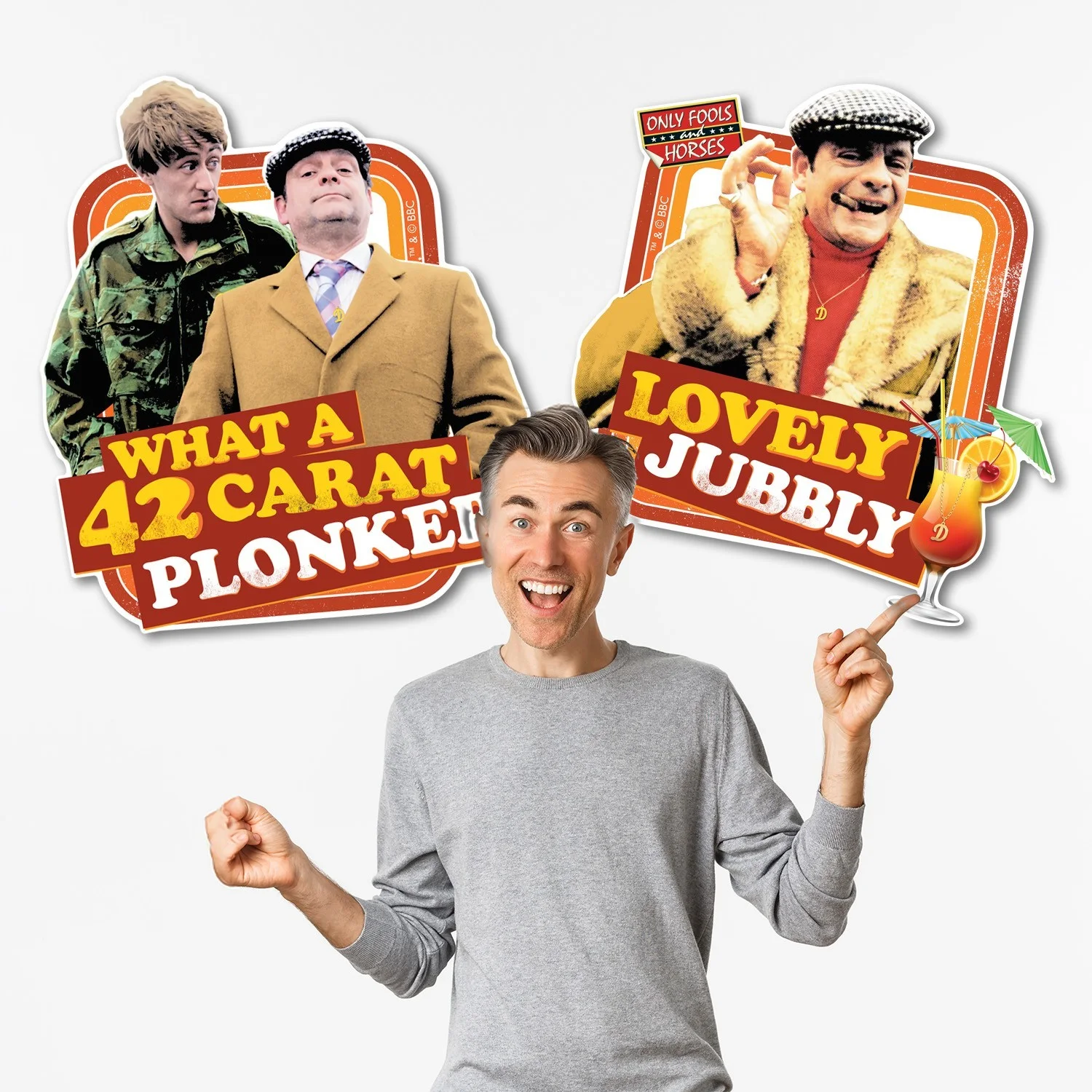 Only Fools and Horses Del and Rodney Cardboard Wall Decor Pack of 2, изображение 3