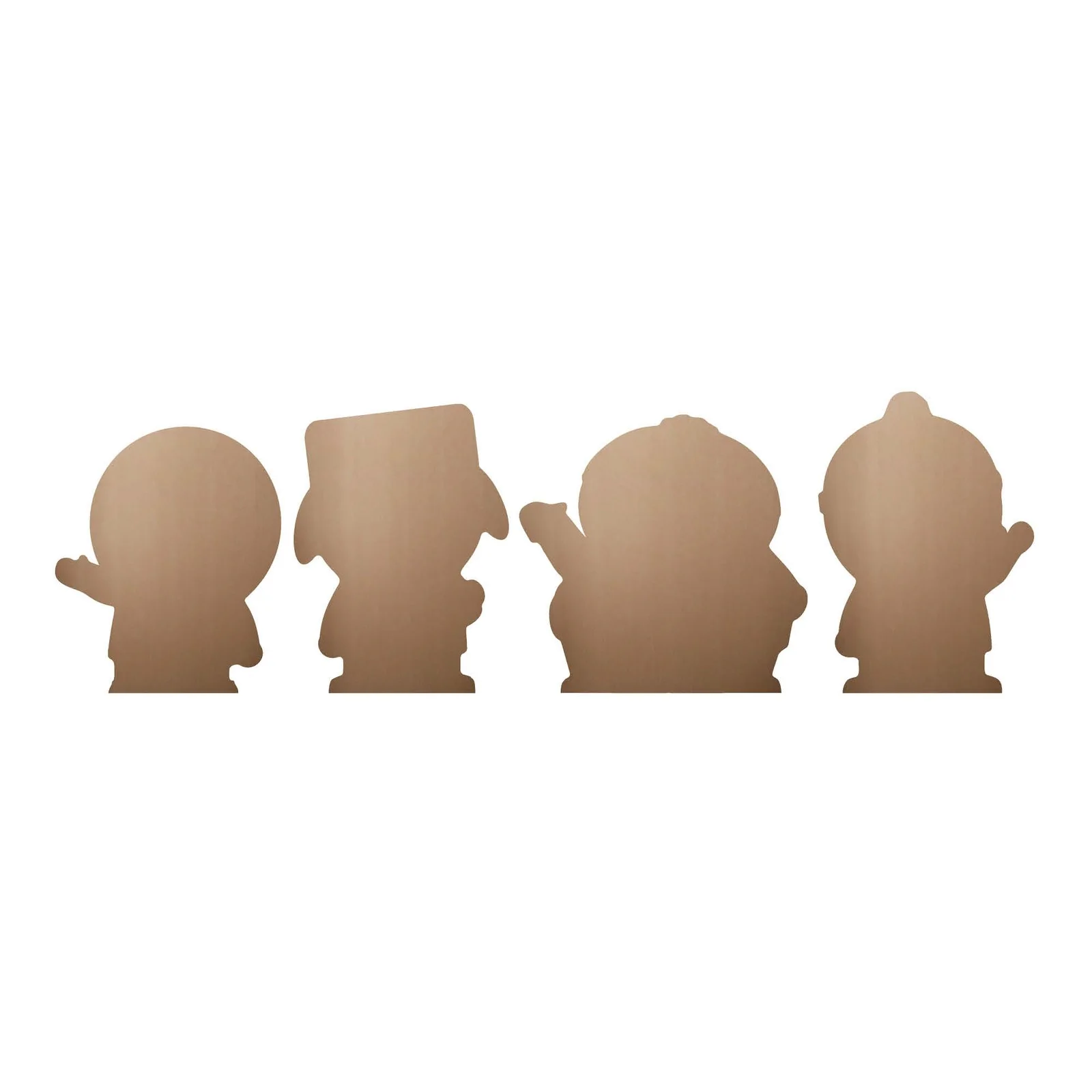 South Park Cartman, Stan, Kyle and Kenny Cardboard Shelf Top Pack of 4 Tabletops, изображение 2