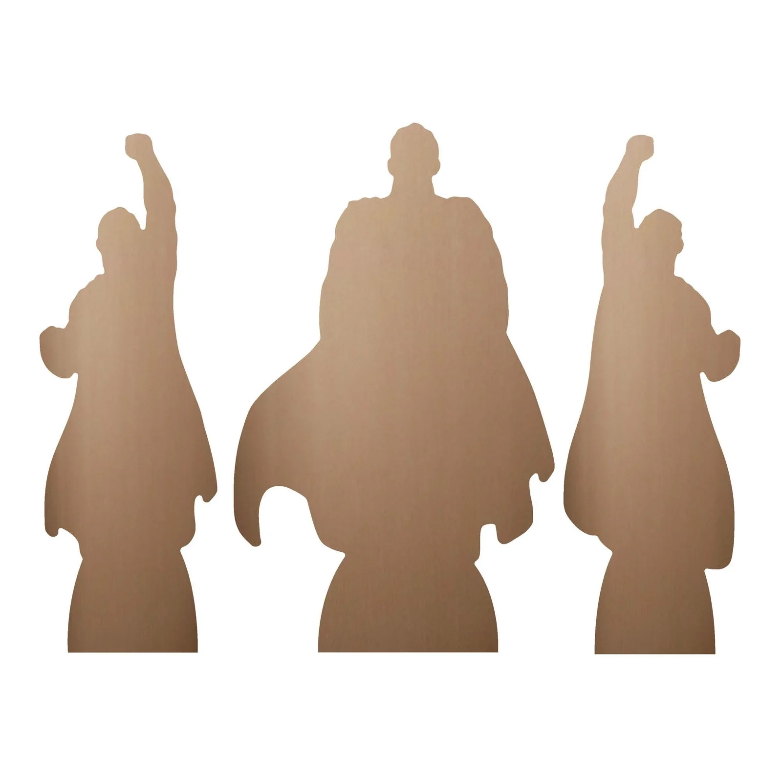 Superman Cartoon Look Up Shelf Top Cardboard Cutouts Pack of 3 Minis 31cm Tall, изображение 2