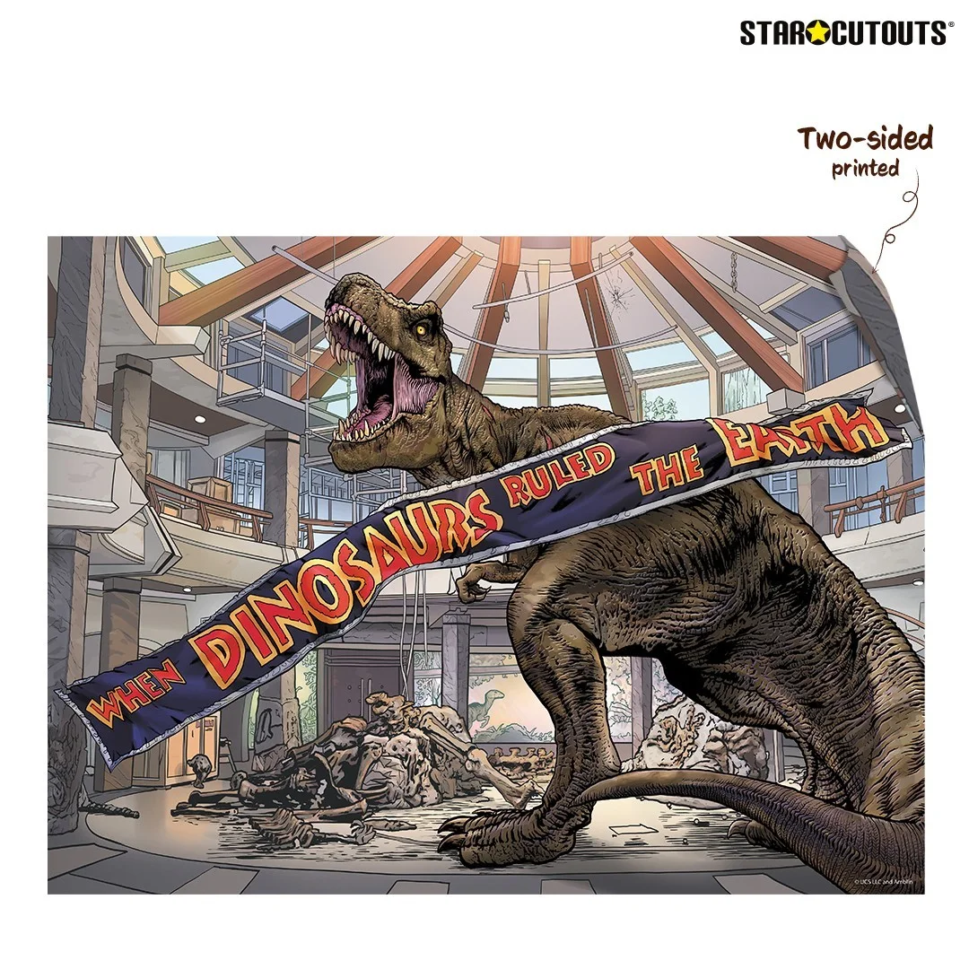Jurassic Park Room Decoration Pack Cardboard Signs Scenes and Props, image 5