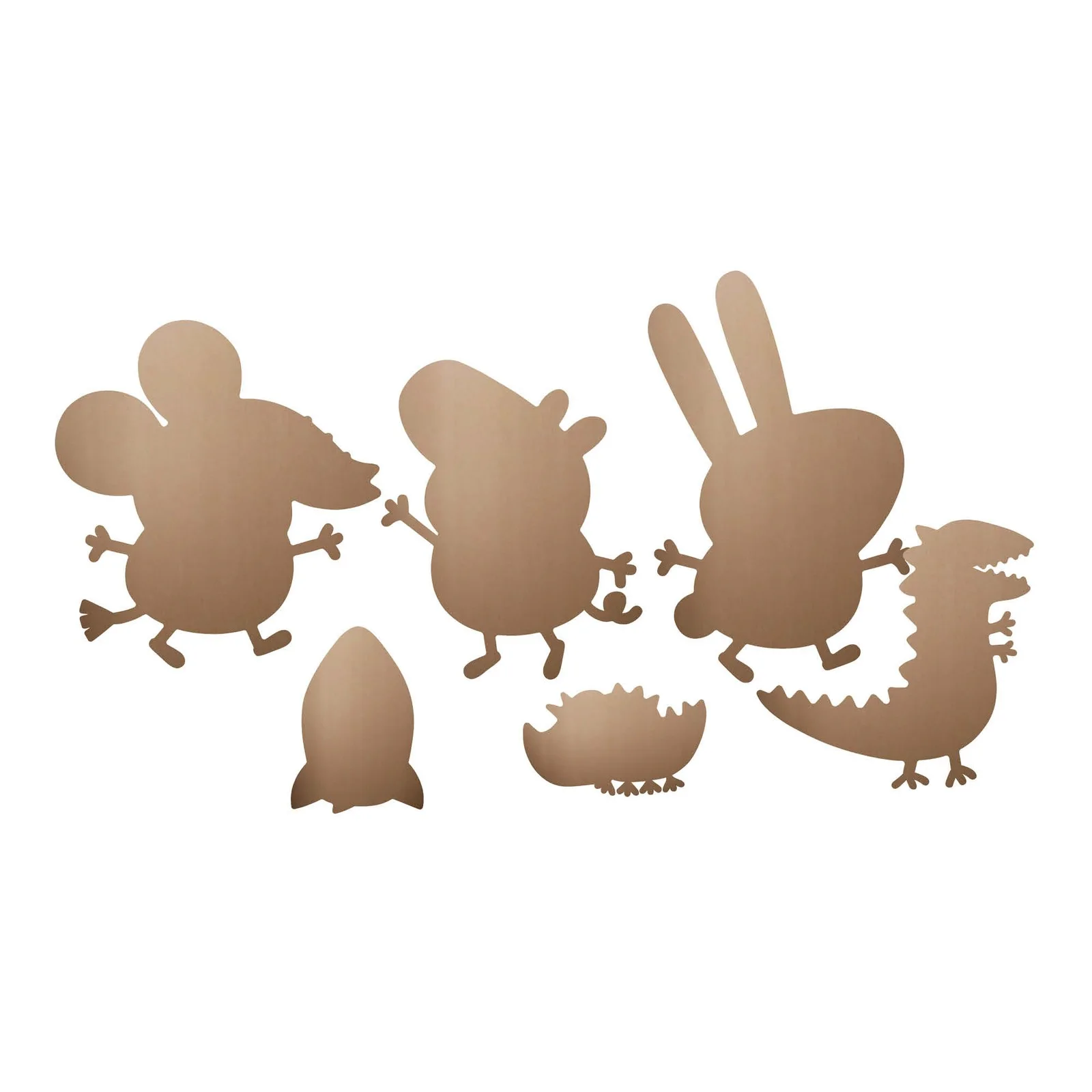 George Pig, Edward Elephant & Richard Rabbit Wall Decoration Pack, image 2