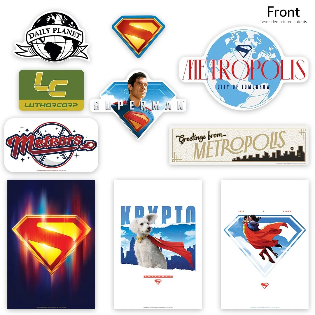 Superman Room Decoration Pack Logo Pack, image 2