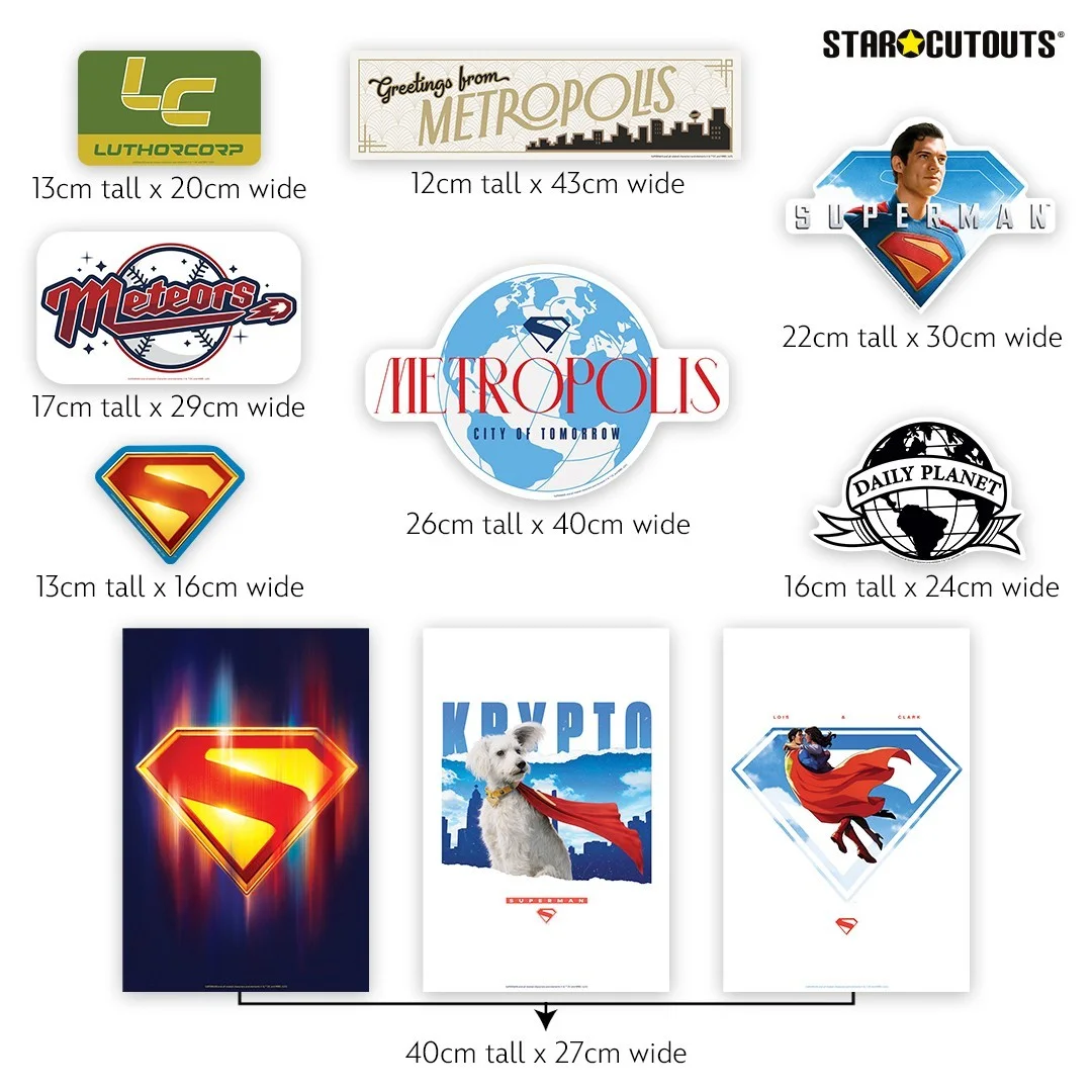 Superman Room Decoration Pack Logo Pack, image 4