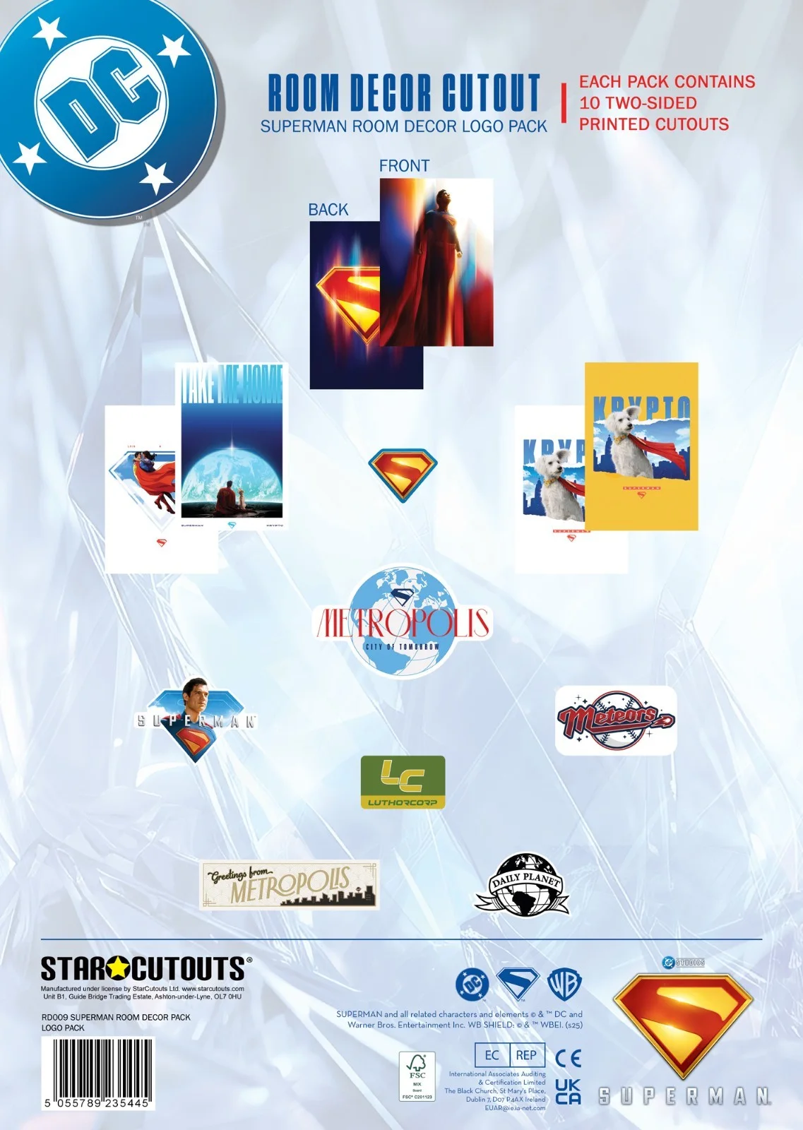 Superman Room Decoration Pack Logo Pack, image 5