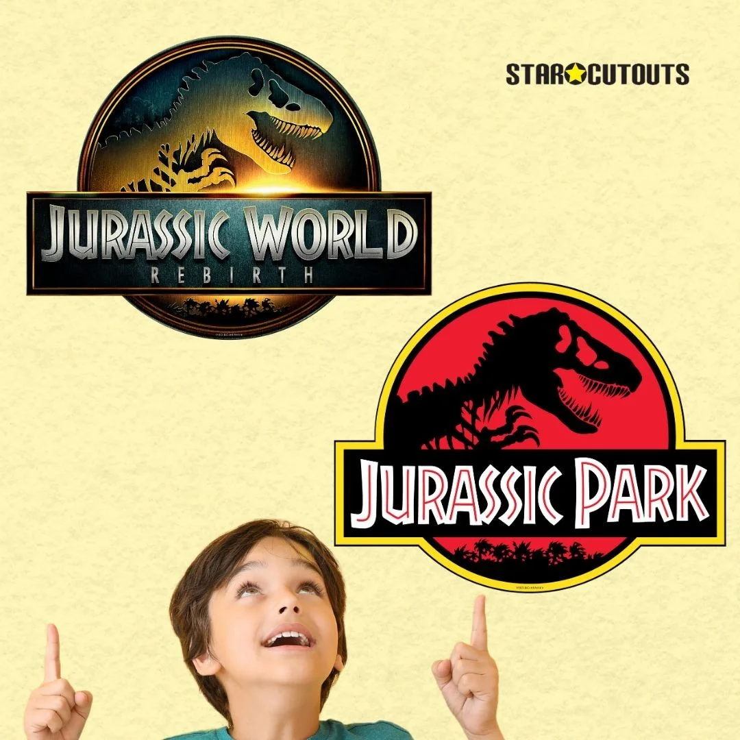 Jurassic World Logo Badges Decoration Pack of 6 Each 30cm x 40cm, изображение 3