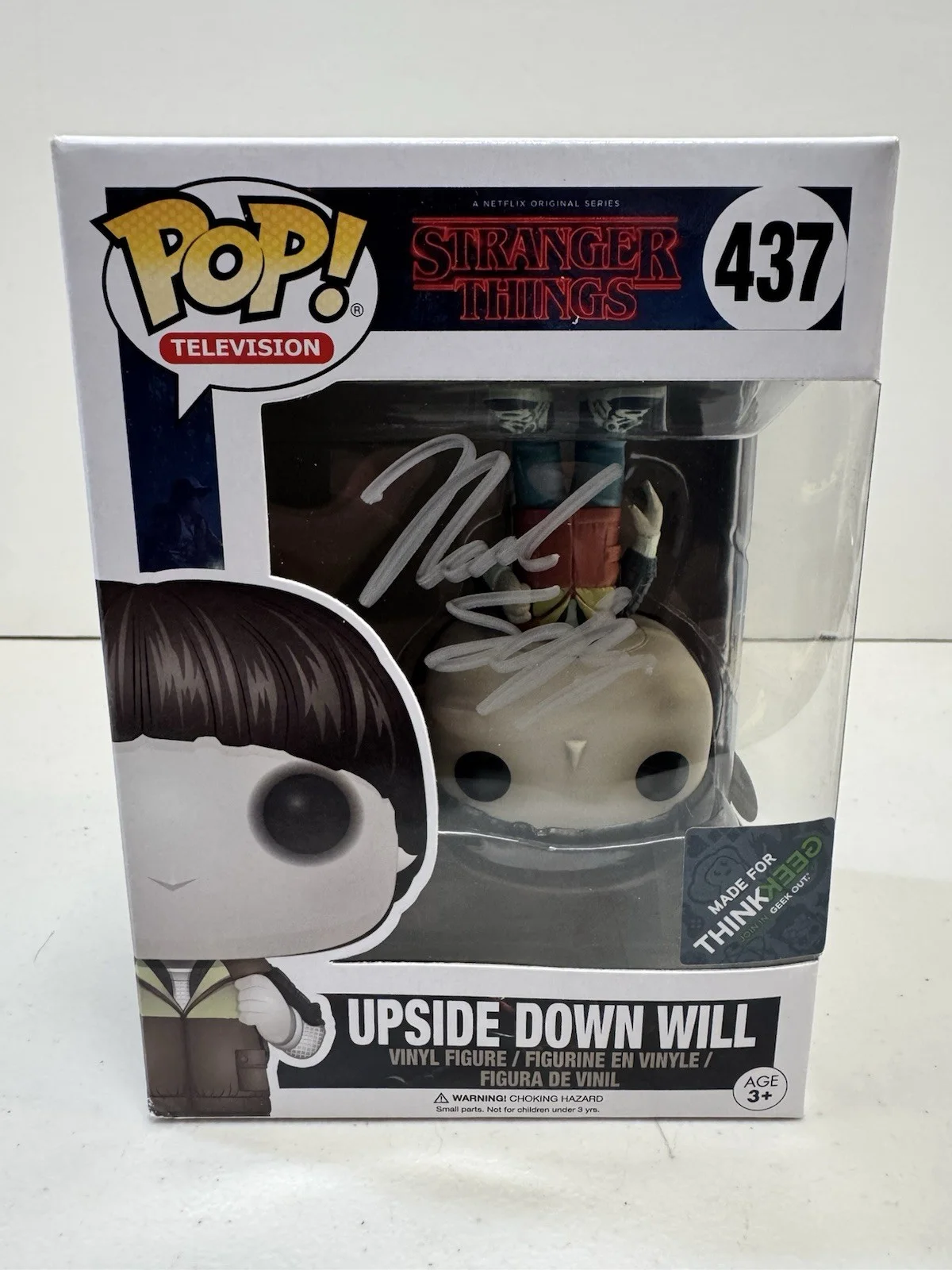 Noah Schnnap — Funko Pop Stranger Things: Upside Down Will #437 Signed By Noah Schnapp JSA NEW, image 5