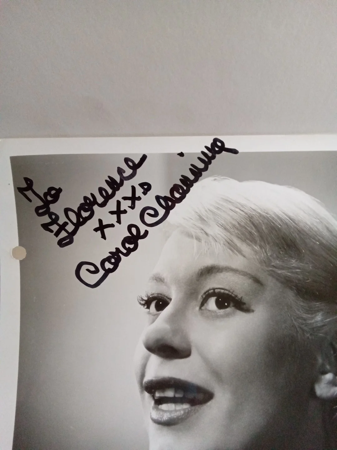 Carol Channing Signed 8x10 Photo JSA- Broadway Legend Hello Dolly, изображение 3