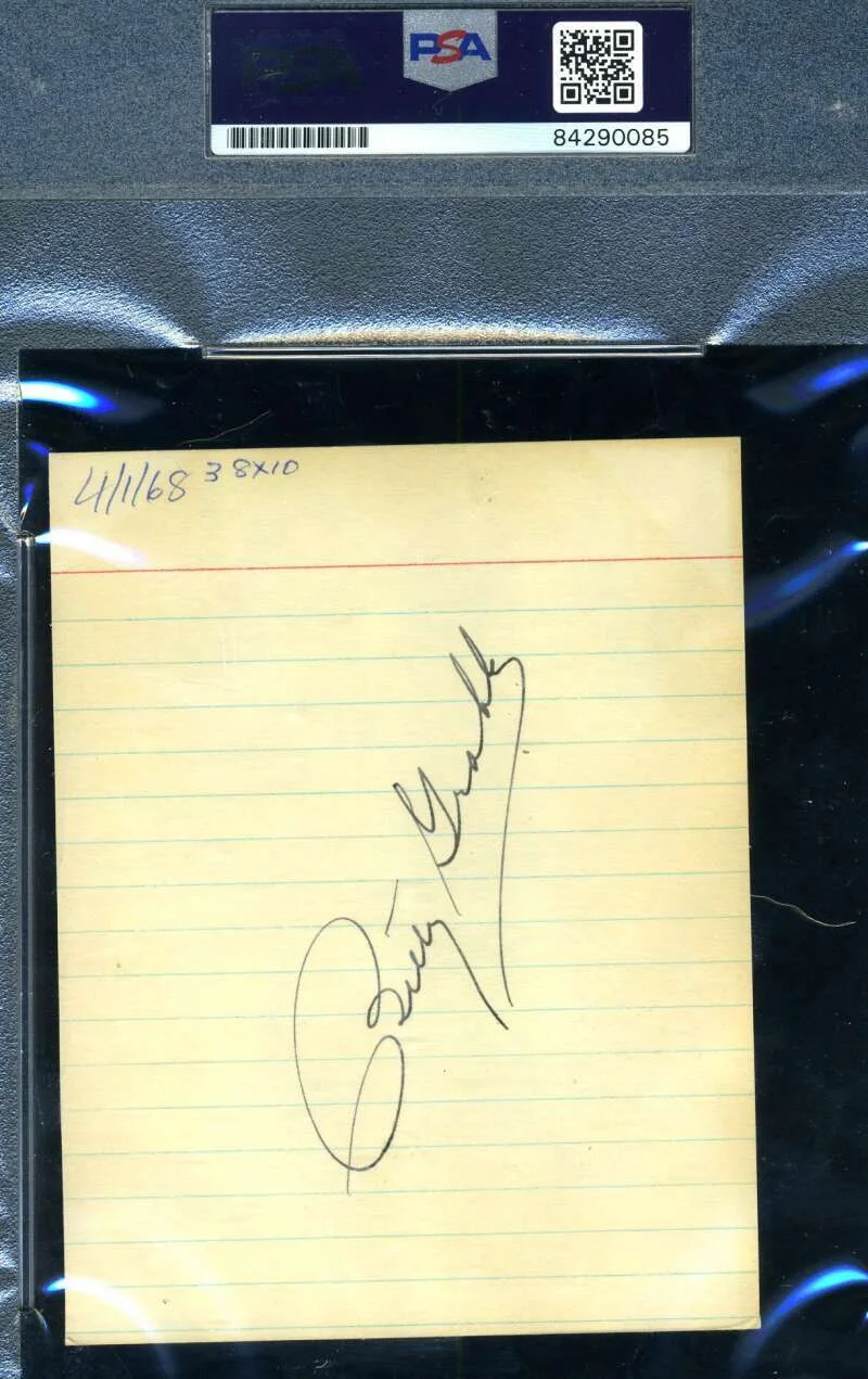 Betty Grable PSA DNA Cert Signed Twice 1950`s Photo Autograph, изображение 2