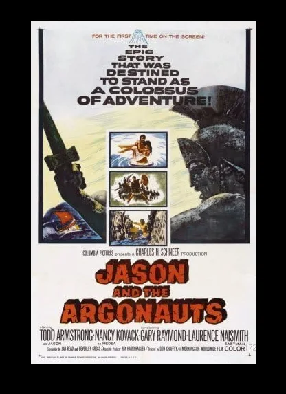 Rare 1963 Classic Jason And The Argonauts - 35mm Unmounted Film Cells, image 2