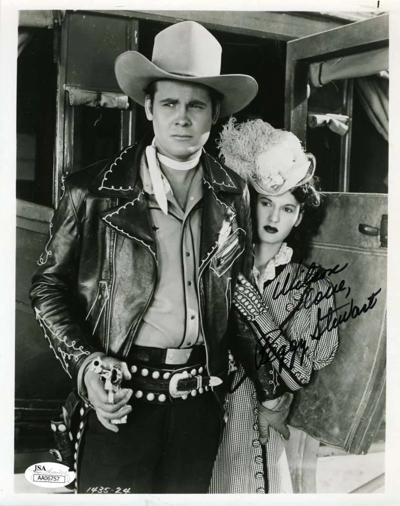 PEGGY STEWART — Peggy Stewart Jsa Coa Hand Signed 8x10 Photo Autograph Authentic