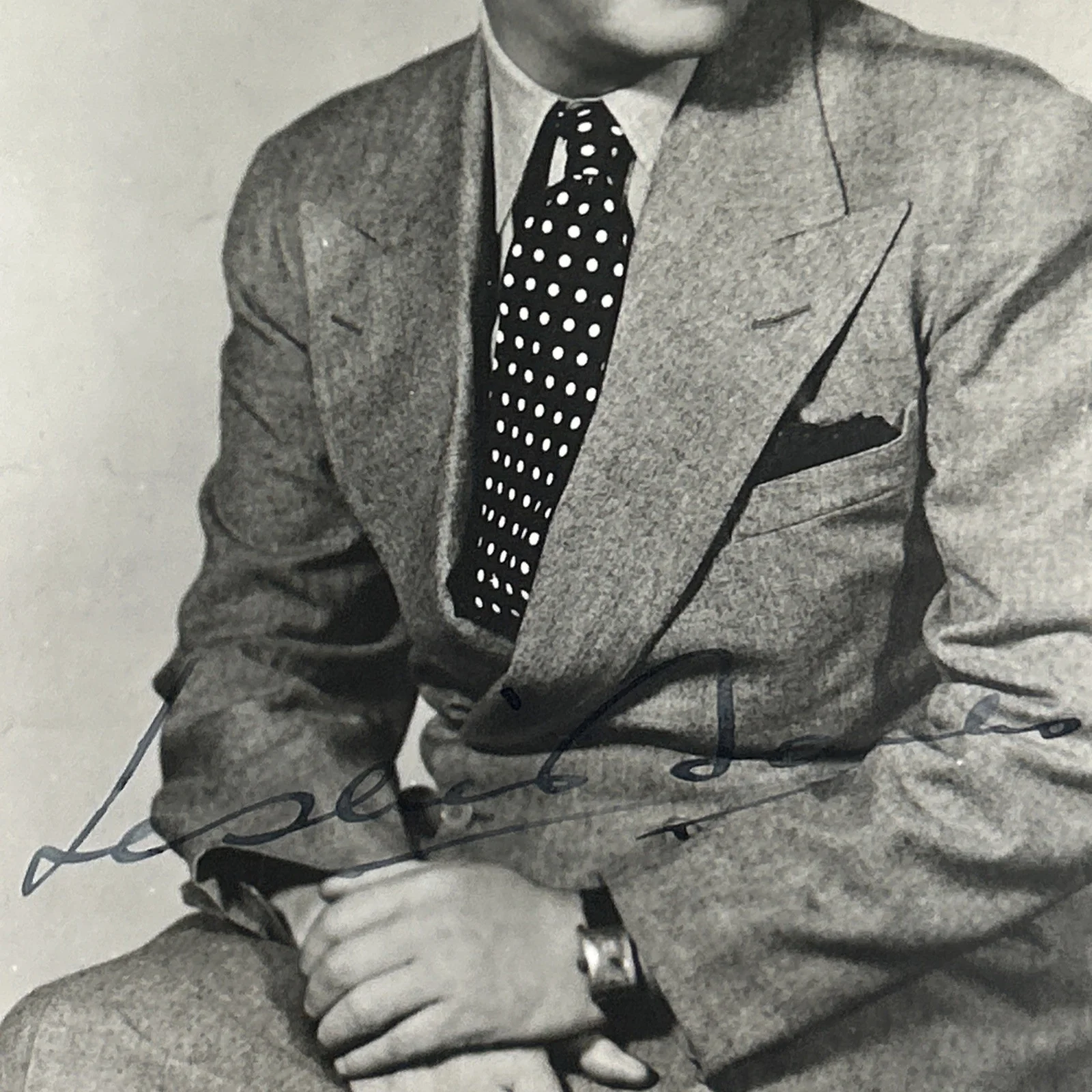 LESLIE BANKS SIGNED 5x7 PHOTO Most Dangerous Game Alfred Hitchcock Films t331, изображение 2