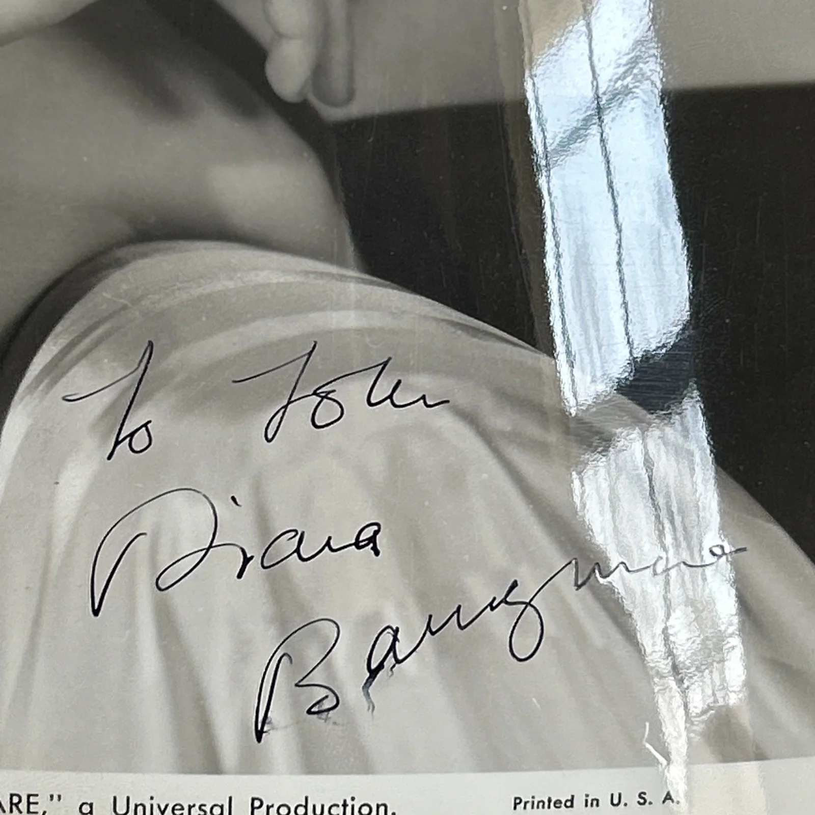 Diana Barrymore — Diana Barrymore Signed 8x10 Autographed Press Photo Nightmare RARE t330, изображение 2