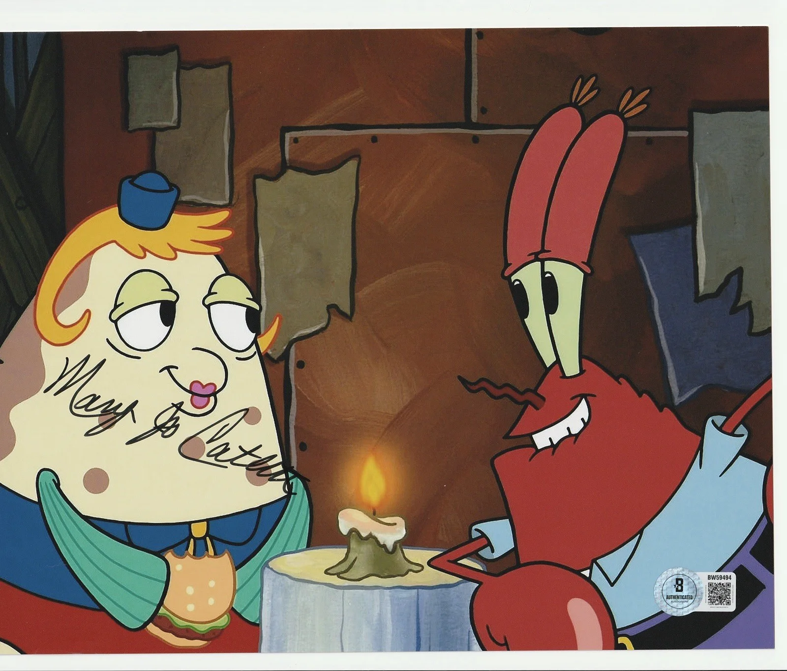 Mary Jo Catlett — MARY JO CATLETT SIGNED AUTOGRAPHED 8x10 PHOTO SPONGEBOB COA BECKETT BAS MS PUFF