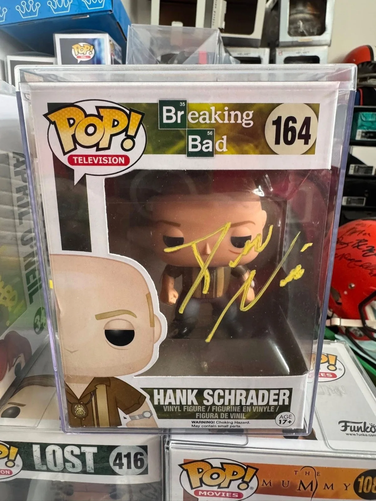 Dean Norris — Dean Norris signed Hank Schrader Breaking Bad Funko Pop! Offical Pix COA