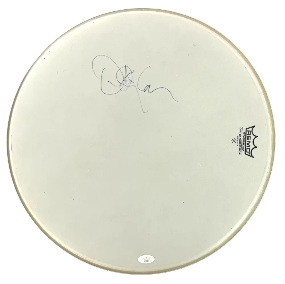 Danny Carey — Danny Carey Tool Signed Autograph 16" Drum Head Skin Drumhead w/ JSA COA