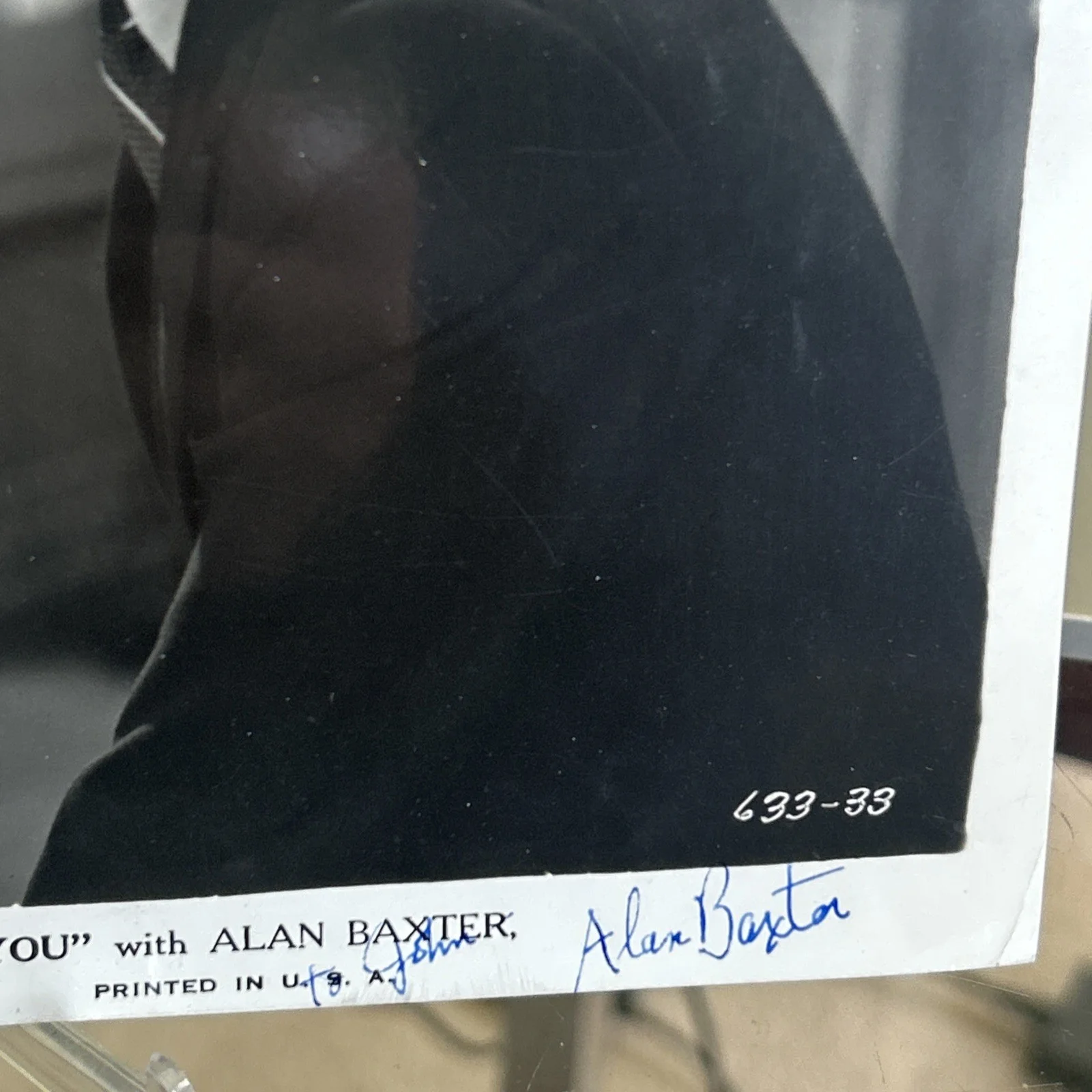 Alan Baxter Signed 8x10 It Could Happen To You Press Photo t321, изображение 4