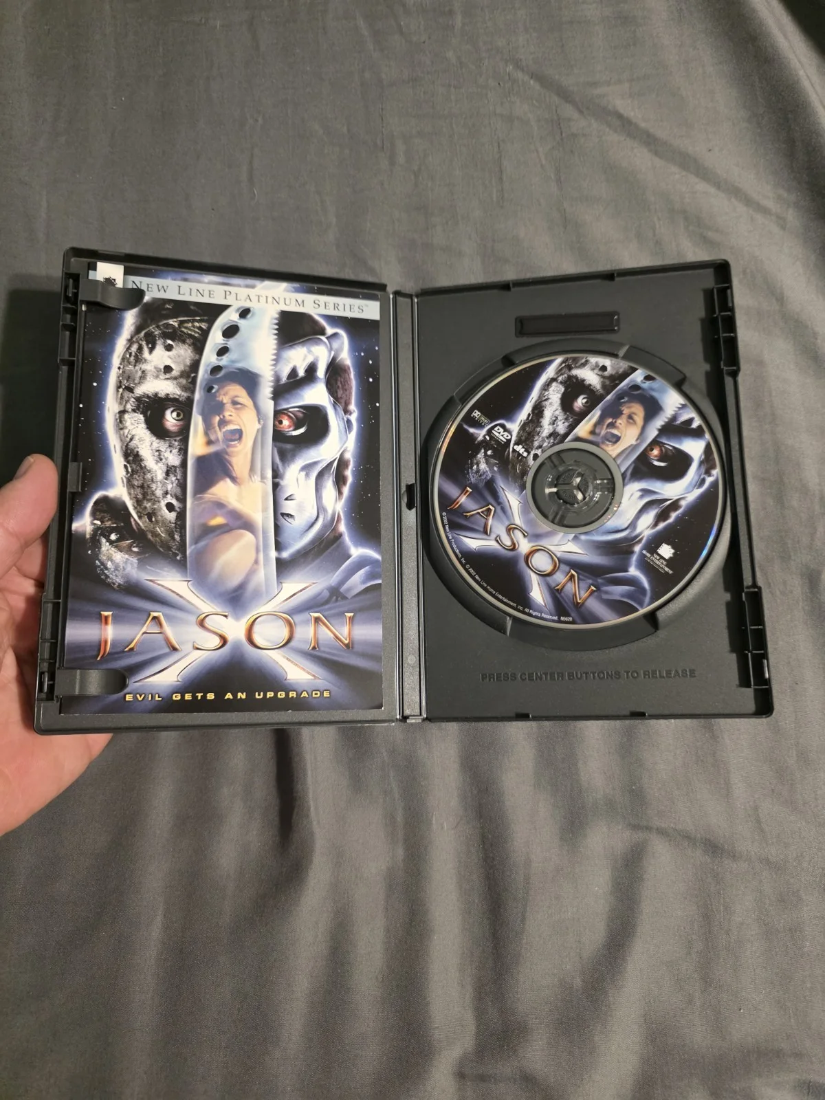 Jason X Dvd Signed By Kane Hodder, image 4