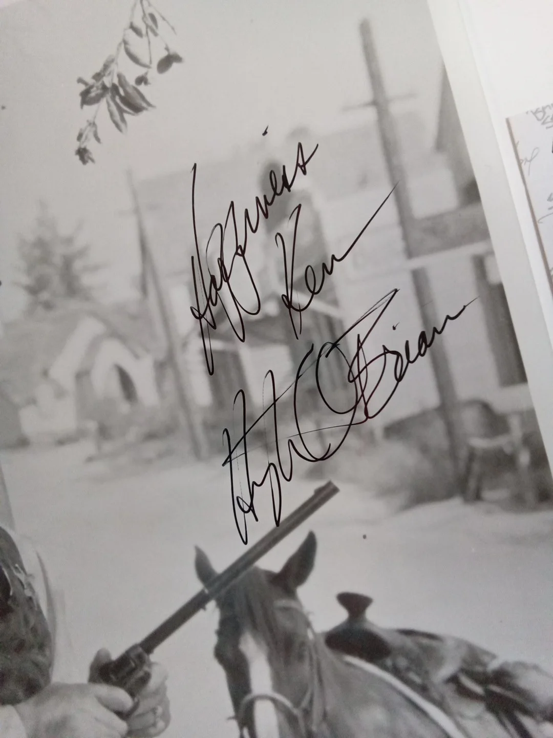 Hugh O'Brian Wyatt Earp Western TV Star Signed 8x10 Photo JSA, image 3