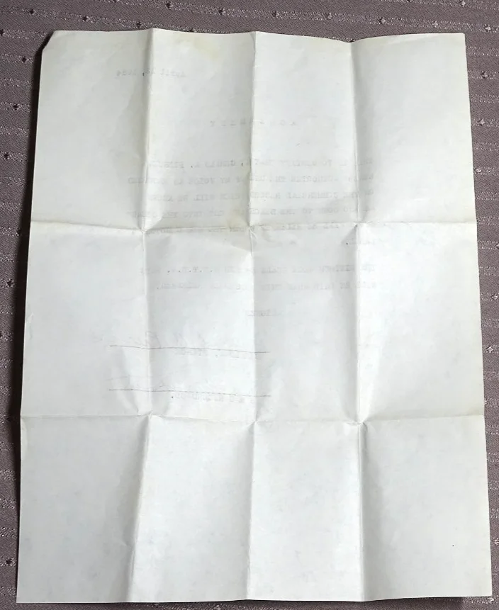 1954 S&G RECORD COMPANY Signed Contract by GERALD A PIERCE Letter Los Angeles, image 4