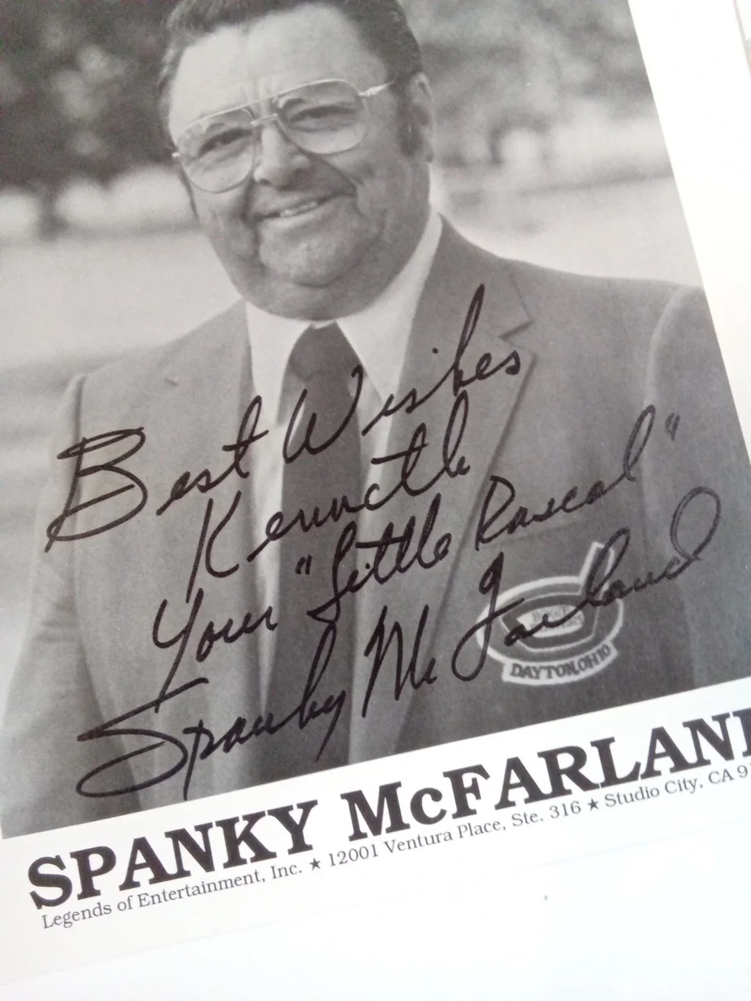 Spanky McFarland — Spanky McFarland Little Rascals Our Gang Signed 8x10 Photo JSA, изображение 3