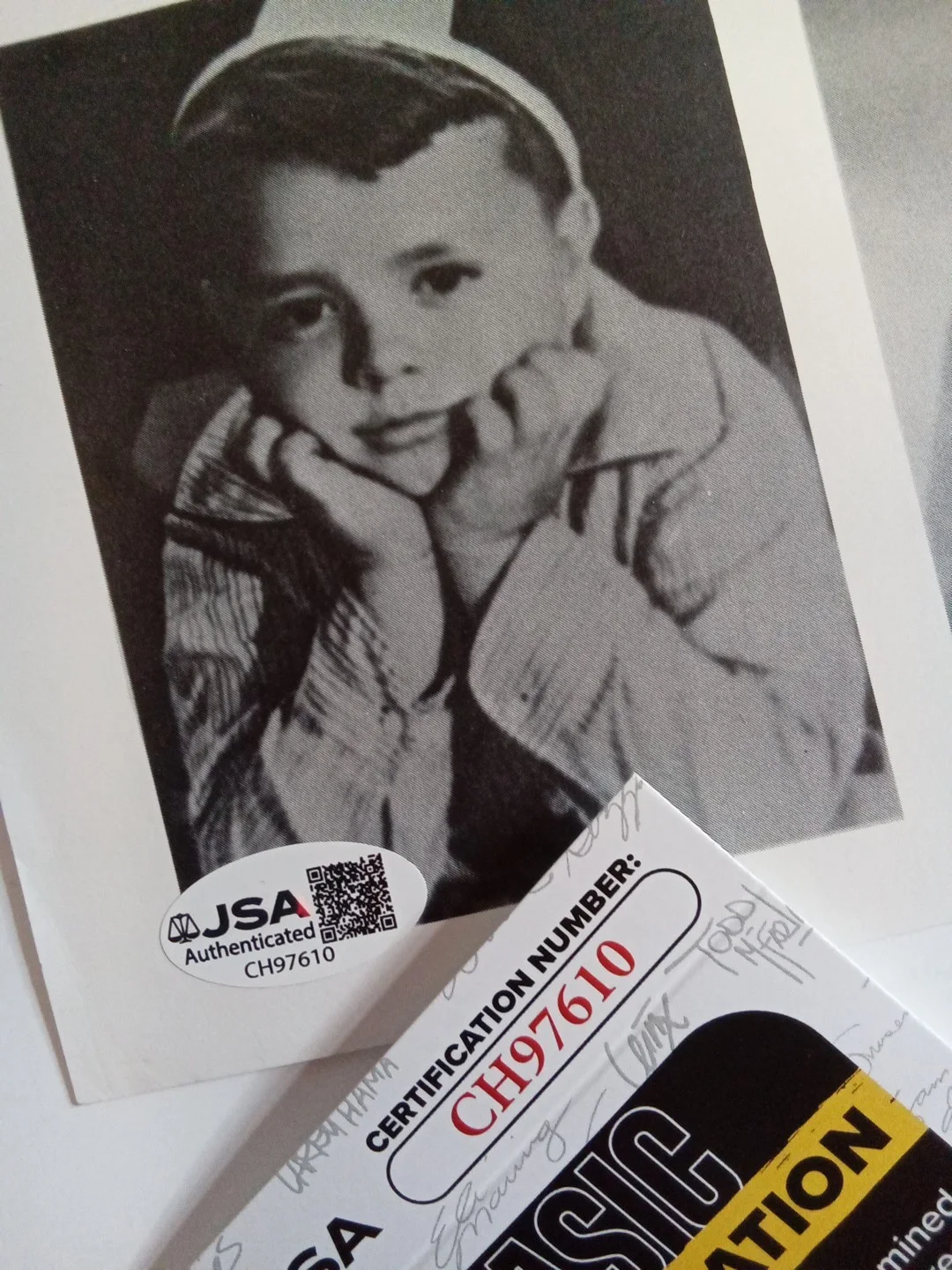 Spanky McFarland — Spanky McFarland Little Rascals Our Gang Signed 8x10 Photo JSA, изображение 4