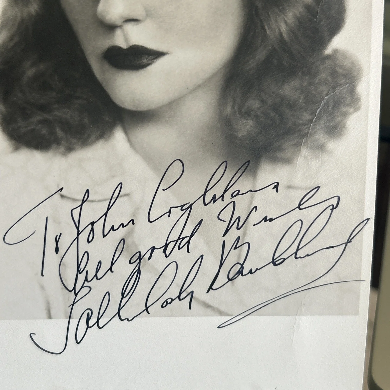 Tallulah Bankhead — Tallulah Bankhead Signed 5x7.5 Photo Bold Signature T317, изображение 2