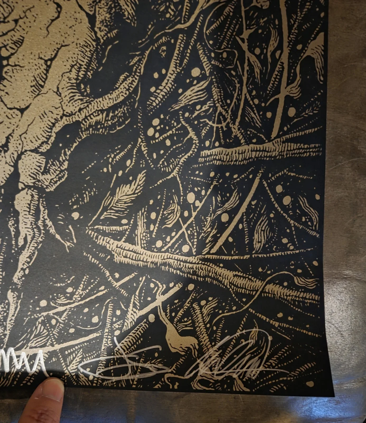 Demon Hunter Ovtlive 18x18 Autographed Poster Rare, изображение 2