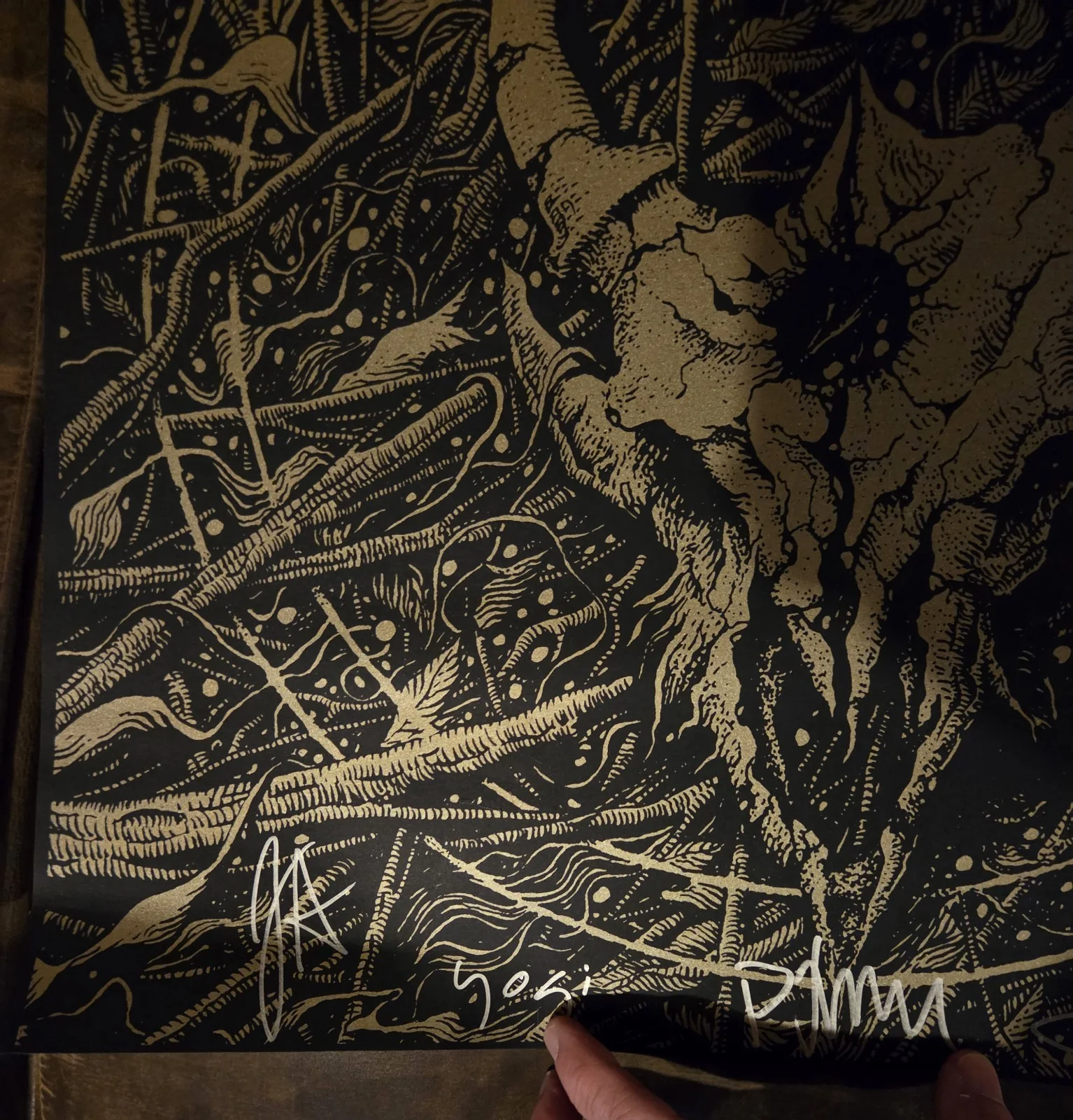 Demon Hunter Ovtlive 18x18 Autographed Poster Rare, изображение 3