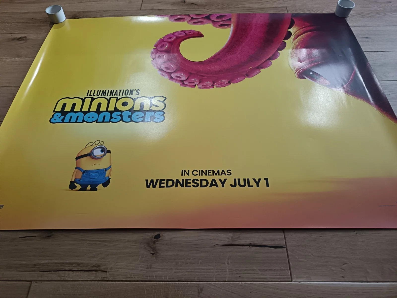 Minions & Monsters UK Cinema Quad Poster 30"x40" Double sided, image 2