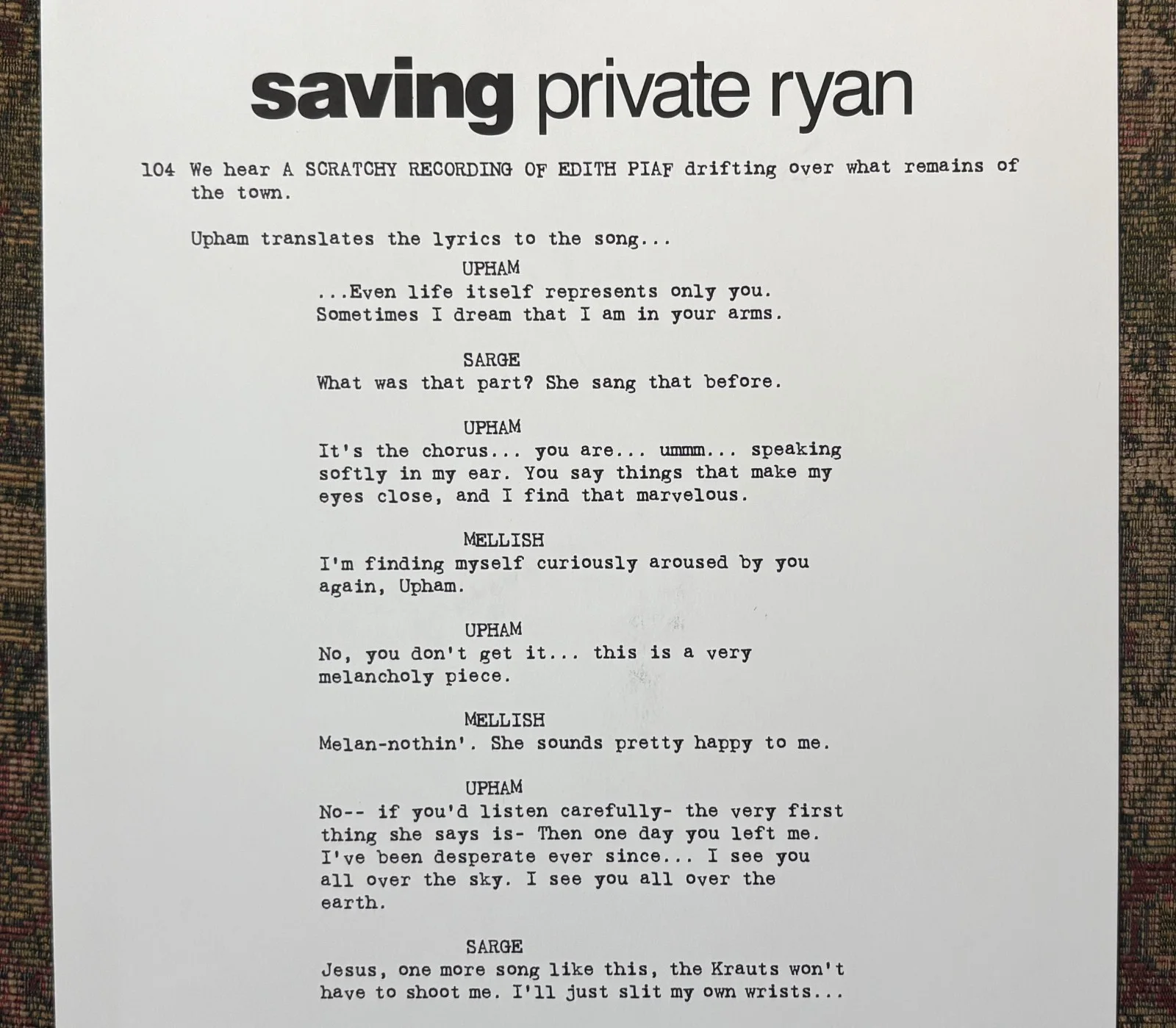 4 See Listing for Details — SAVING PRIVATE RYAN signed By Tom Sizemore,Jeremy Davis,Adam Goldberg, Ed Burns, image 4