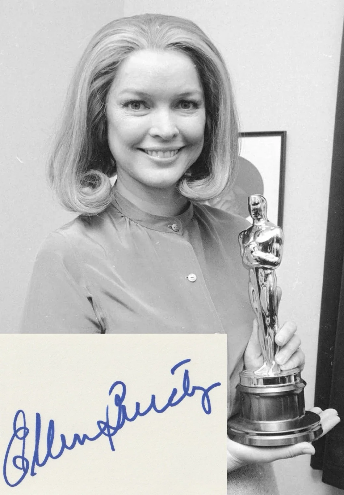 Ellen Burstyn — Ellen Burstyn Signed 3x5 Index Card BAS Not JSA PSA Exorcist Alice Free 8x10