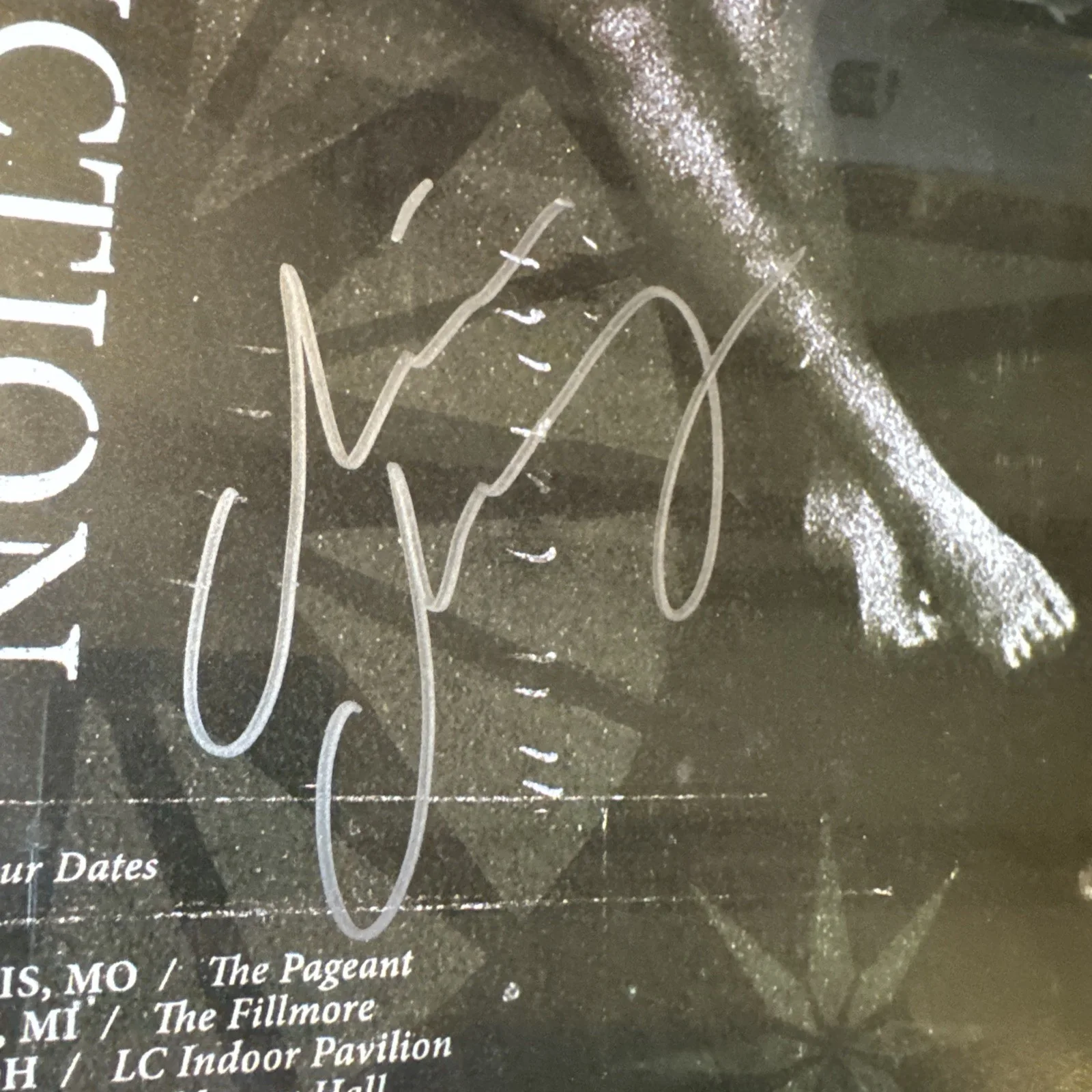 2012 Jane's Addiction Autographed Tour Poster Lithograph Perry Navarro Framed, изображение 3