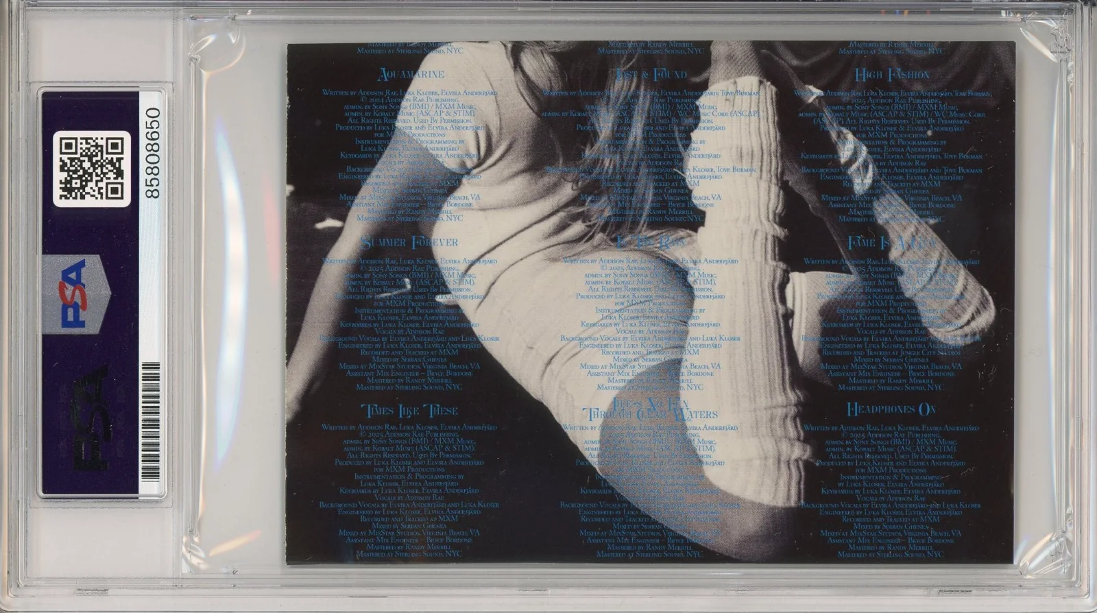ADDISON RAE SIGNED ALBUM PHOTO CARD AUTOGRAPH PICTURE PSA DNA COA PHOTOGRAPH, изображение 2