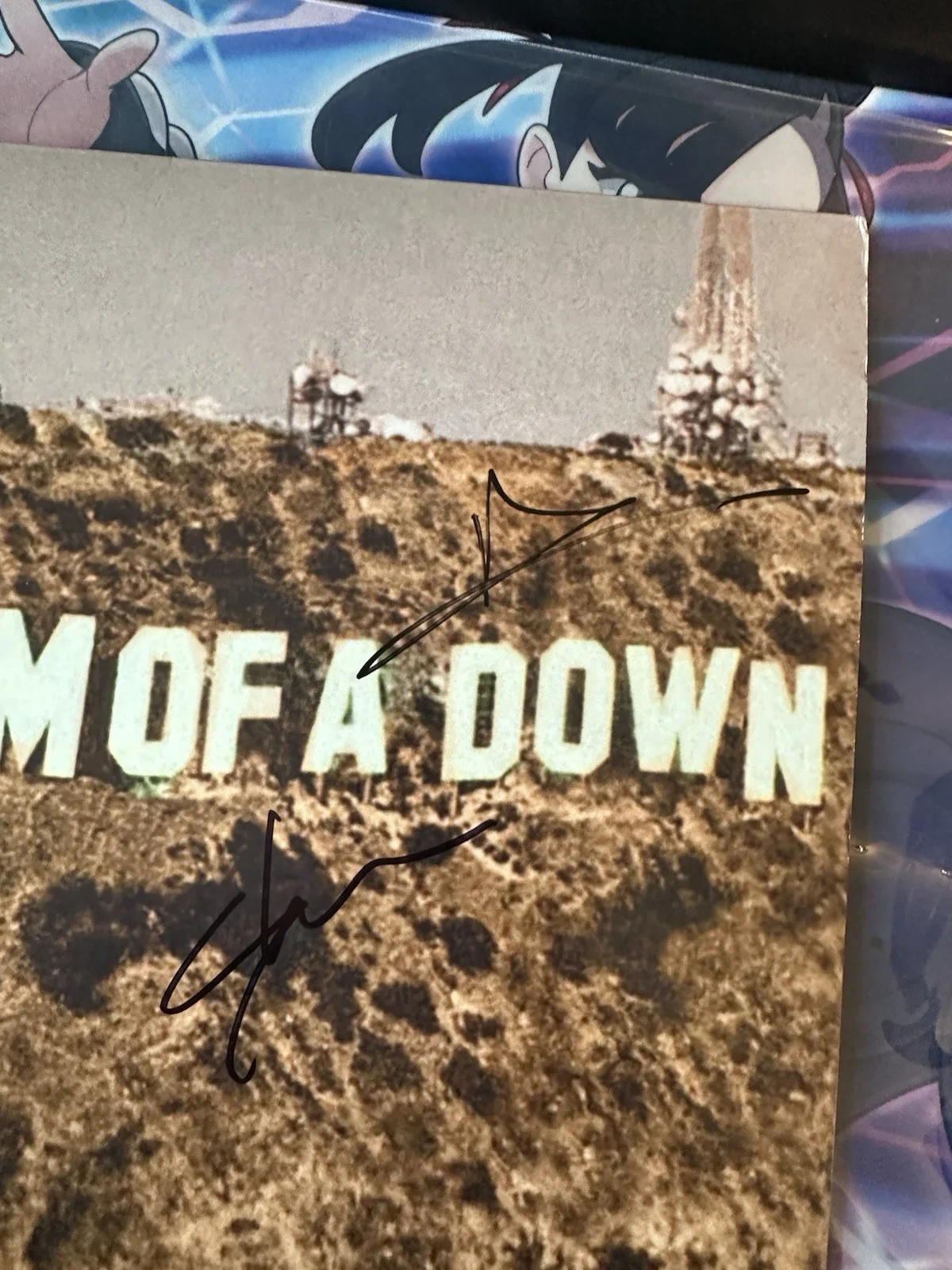 System Of A Down Signed ‘Toxicity’ Vinyl Album LP Shavo Odadjia/ Daron Malakian!, image 2