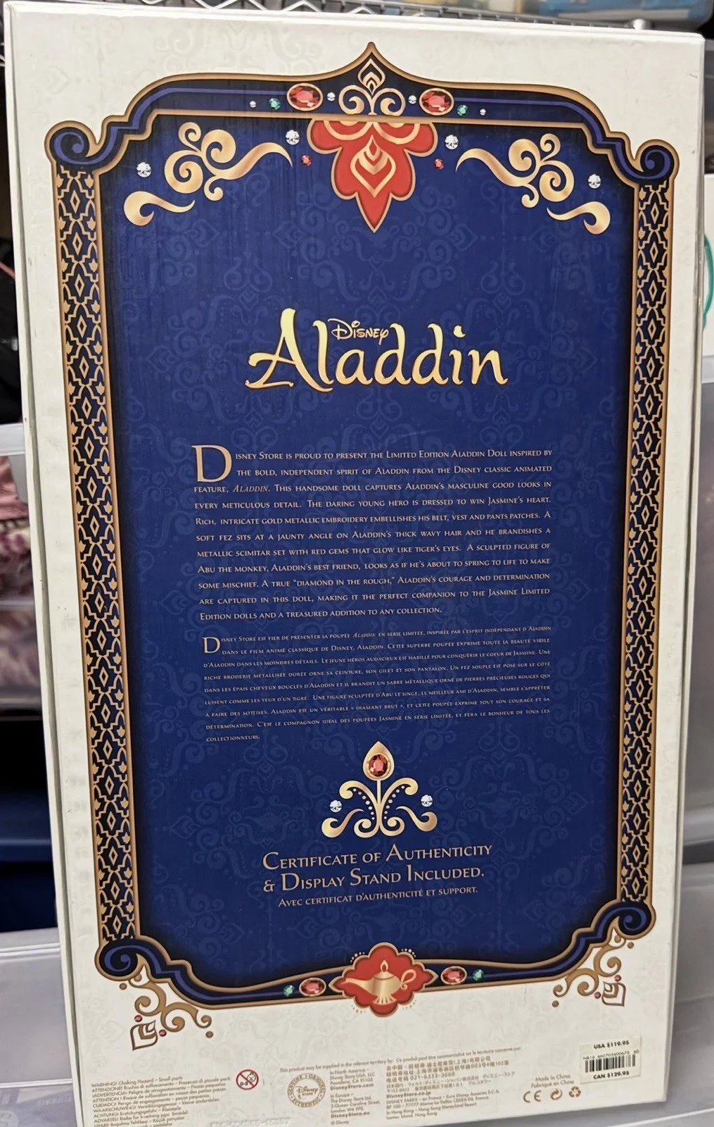Scott Weinger — Scott Weinger , Aladdin , Signed Autographed , Aladdin Doll , Disney, image 4