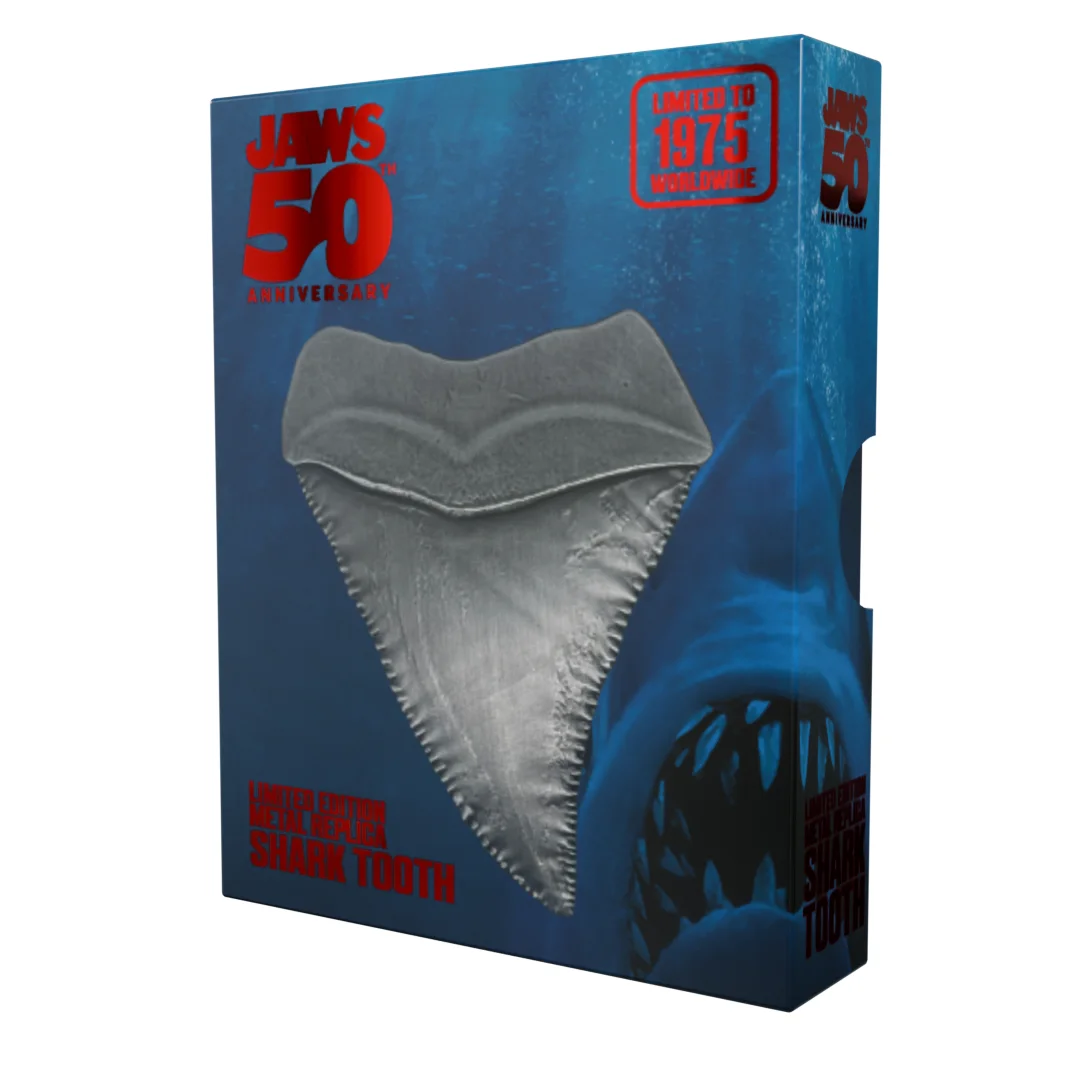 Jaws 50th Anniversary Limited Edition Metal Shark Tooth Medallion - Numbered, изображение 2