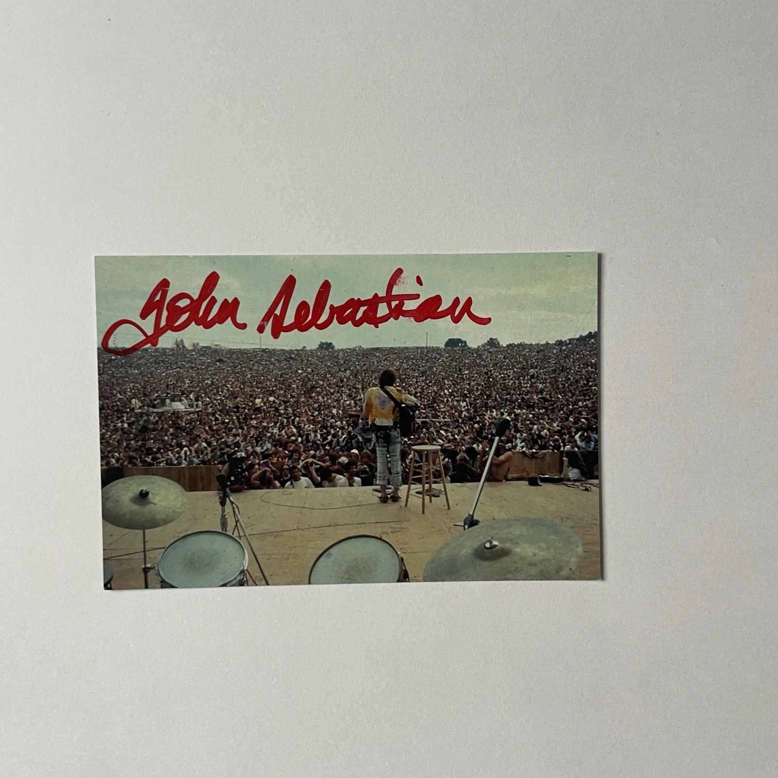 John Sebastian — John Sebastian Signed Autographed Photo Singer Guitarist Auto