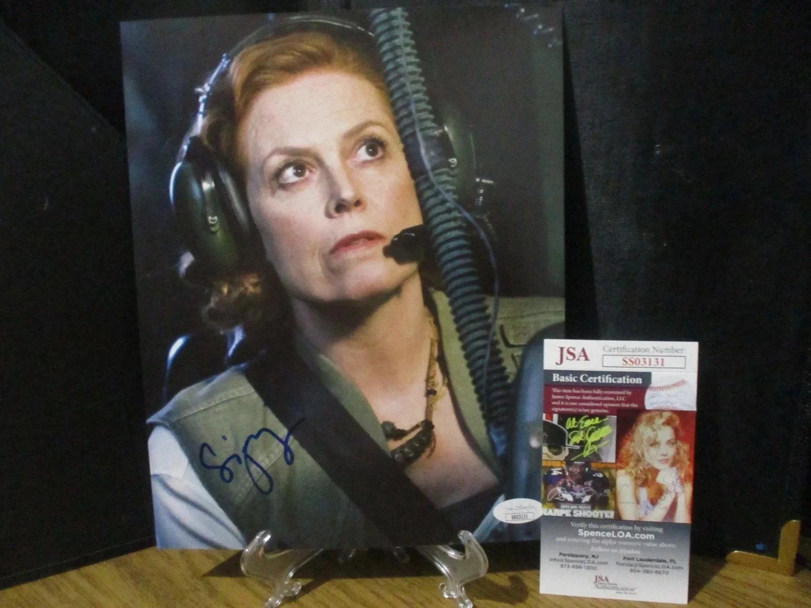SIGOURNEY WEAVER — SIGOURNEY WEAVER AUTHENTIC AUTOGRAPHED/SIGNED 8X10 PHOTO ALIENS GHOSTBUSTERS-JSA, image 4